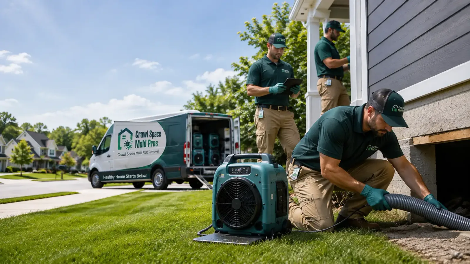 Crawl Space Mold Removal in Coral, PA